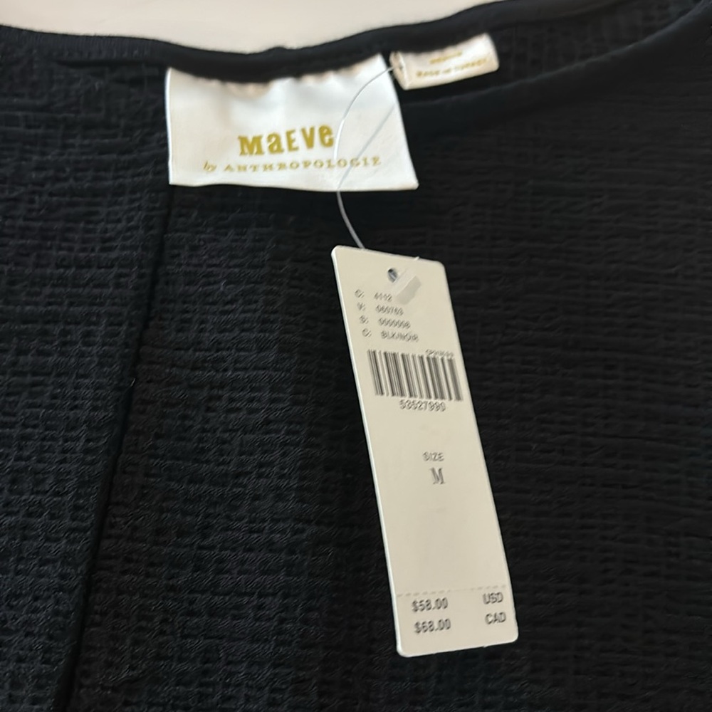 Maeve Black Tunic Top - Picture 2 of 4